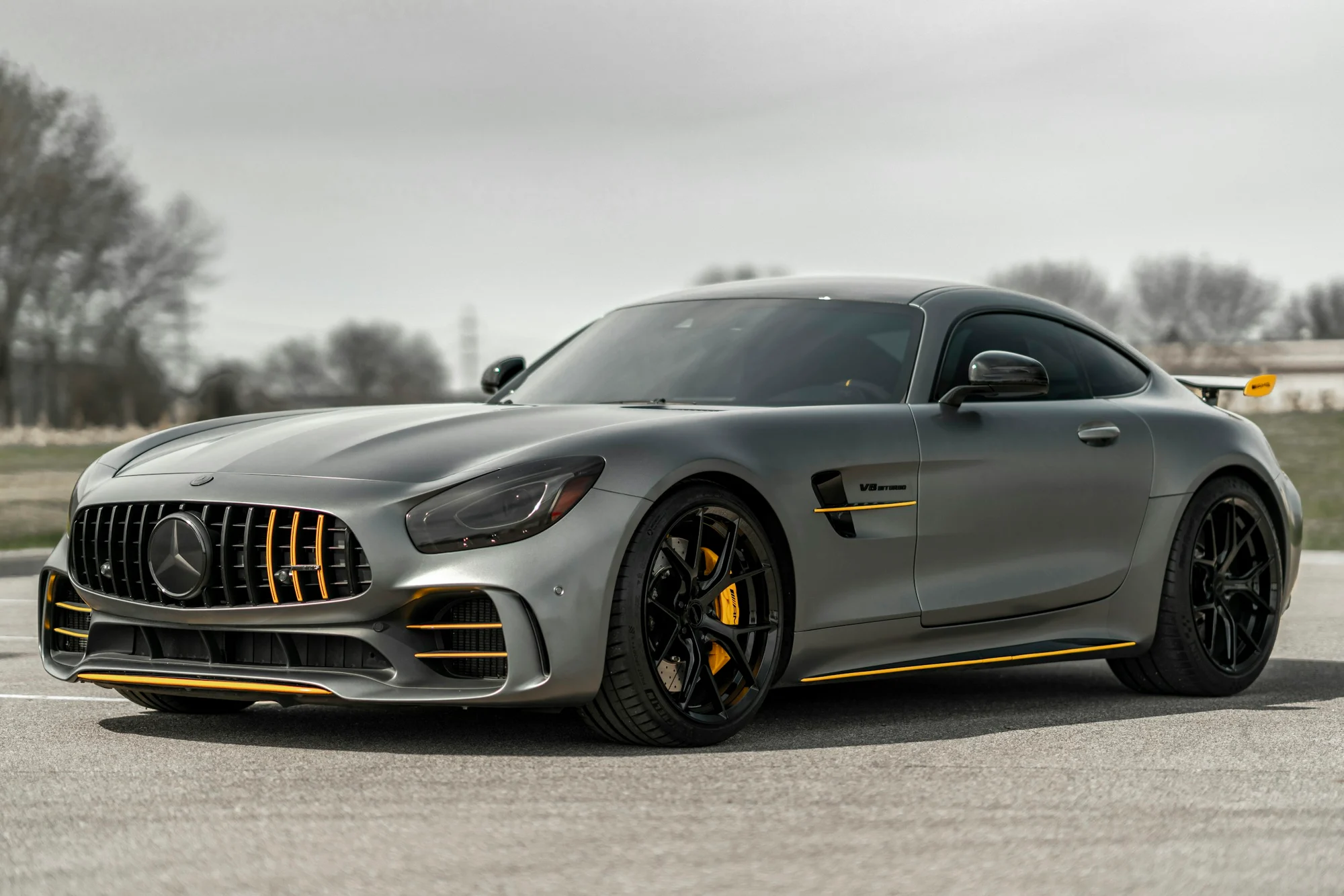 Illustrative Mercedes-AMG coupe photography